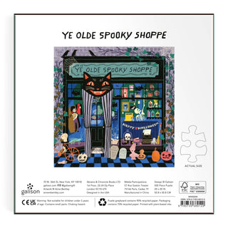 Ye Olde Spooky Shoppe Cat 500 Piece Puzzle