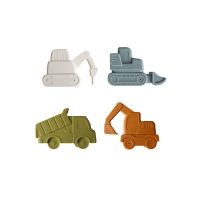 Construction Mold-Free Silicone Bath Toy Set 