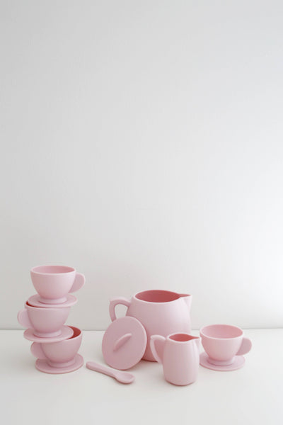 Silicone Tea Play Set | Pink