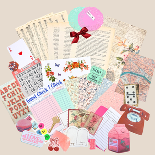 Junk Journal Scrap Pack | Coquette Ephemera