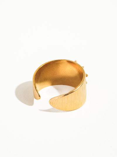 Elena Non-Tarnish Sun Stone Ring