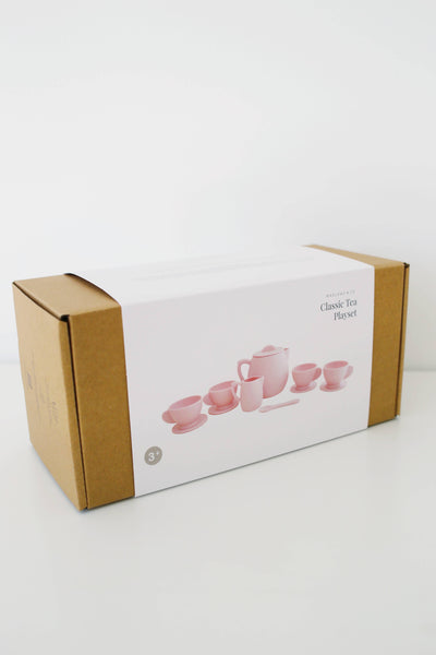 Silicone Tea Play Set | Pink