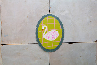 Swan Portrait Sticker