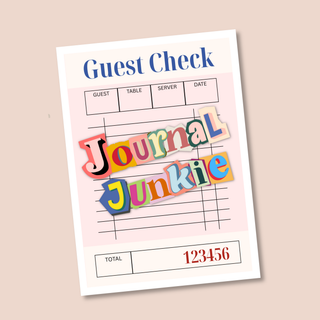Journal Junkie Sticker
