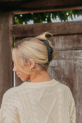 KAXI Scalloped Midi Hold Everything Claw