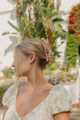 KAXI Scalloped Midi Hold Everything Claw
