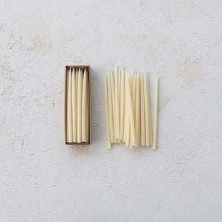 10” Unscented Thin Taper Candles