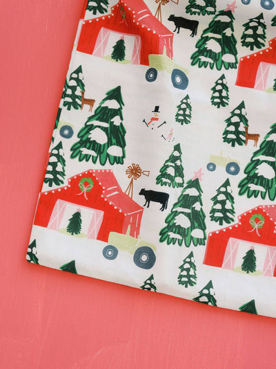 Christmas Festive Farm Bread Bag