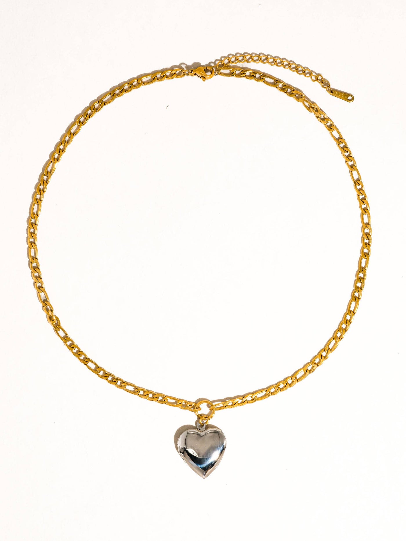 Heidi 18K Non-Tarnish Two Tone Locket Necklace