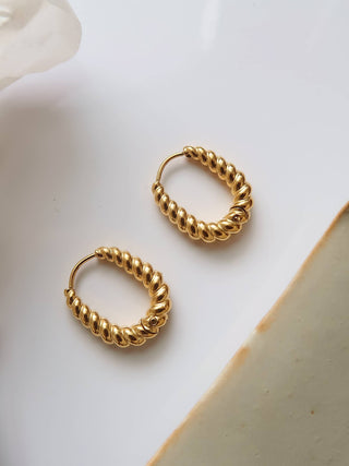Nora Twisted Hoop Earrings