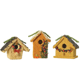 Holiday Bird Seed Cottages