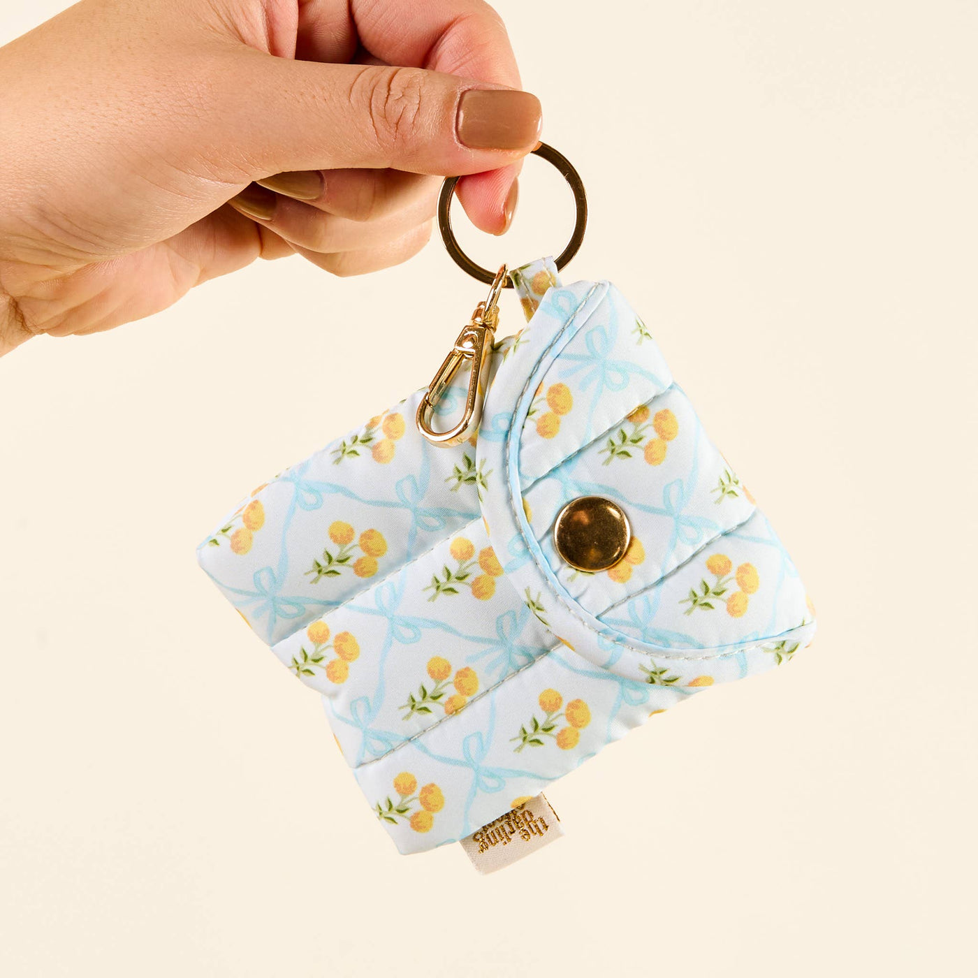 Puffy Earbud Case Keychain