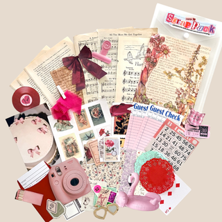 Junk Journal Scrap Pack | Coquette Ephemera