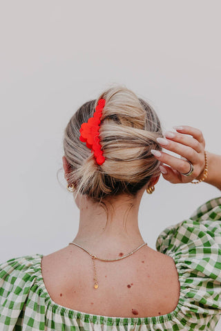 KAXI Scalloped Midi Hold Everything Claw