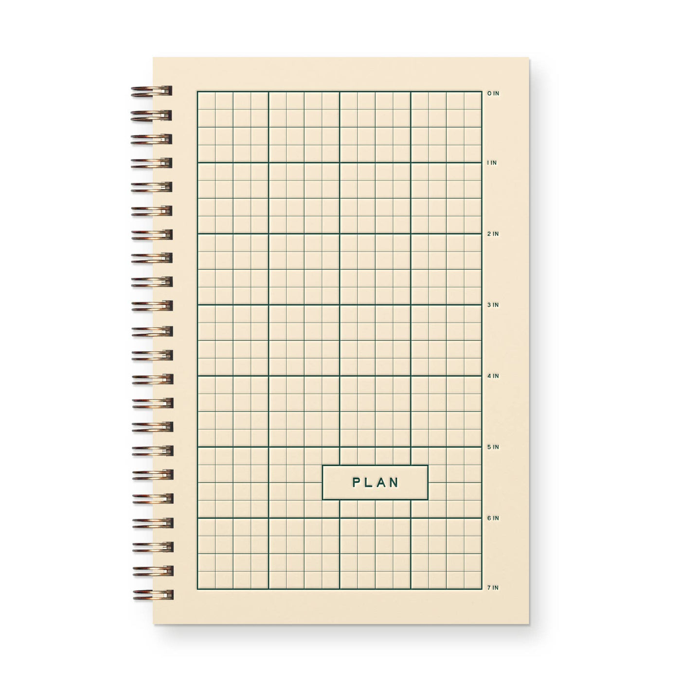 Ruler Grid Undatec Weekly Planner Journal