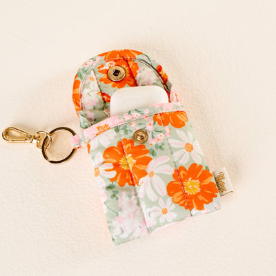 Puffy Earbud Case Keychain