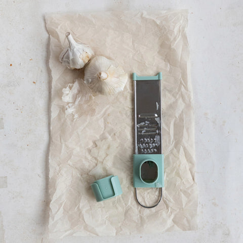 Stainless Steel 3-Way Mini Grater + Mandolin