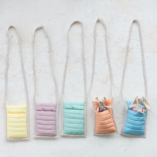 Quilted Cross Body Toy Holder