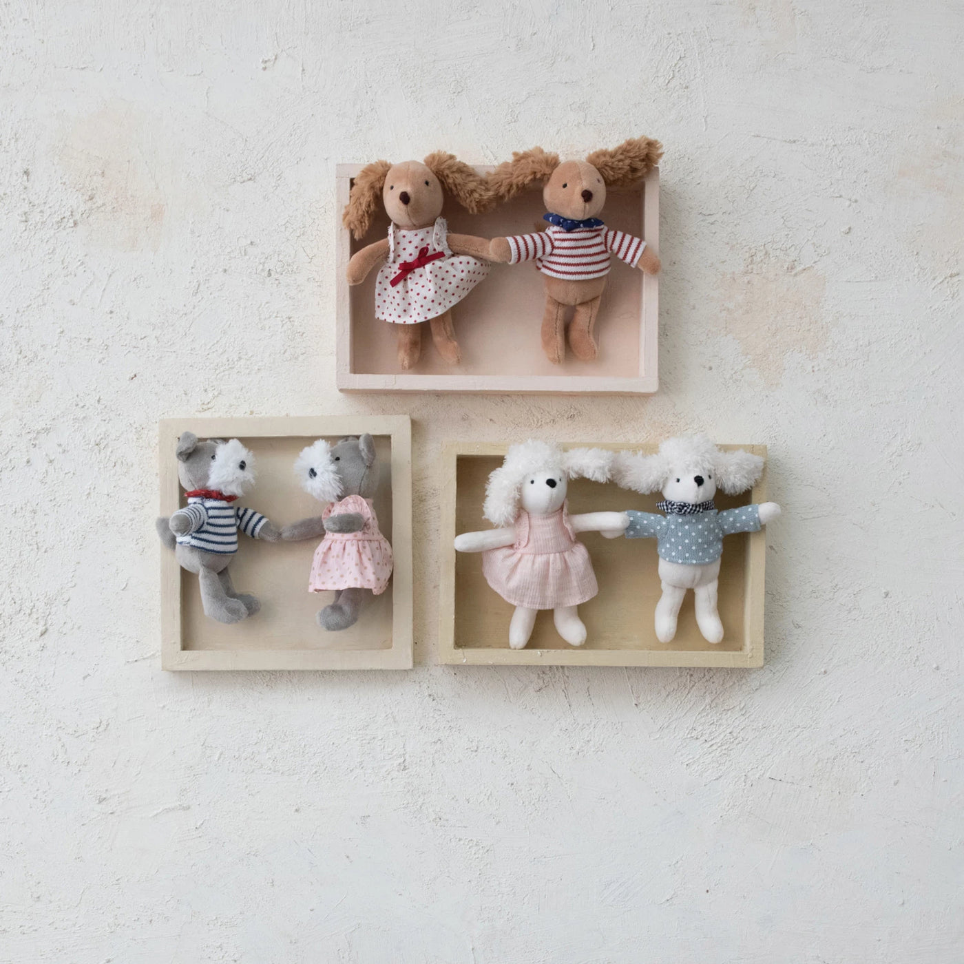 Plush Dog in Clothes