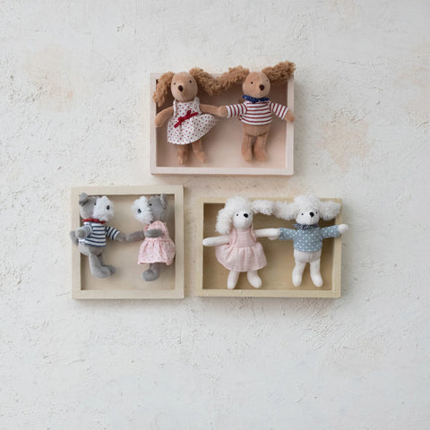 Plush Dog in Clothes