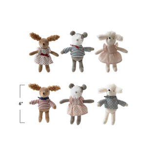 Plush Dog in Clothes