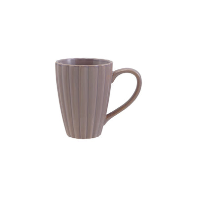 14 oz. Stoneware Ribbed Mug