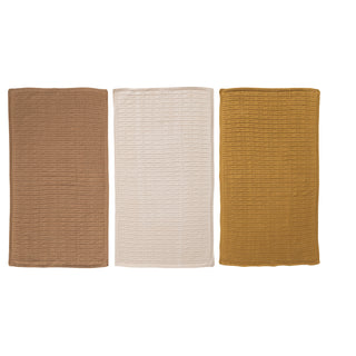 Cotton Knit Tea Towel, 3 Colors