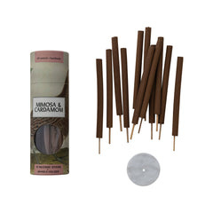 12 Piece Mimosa & Cardamom Scented Incense Sticks