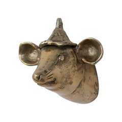 Brass Mouse Wall Mount