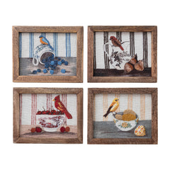 Feathered Friend Embroidered Wall Art