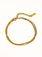 Gemma Draped Silken Chain Bracelet