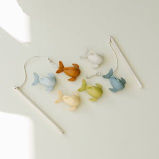 Silicone + Wood Fishing Play Set