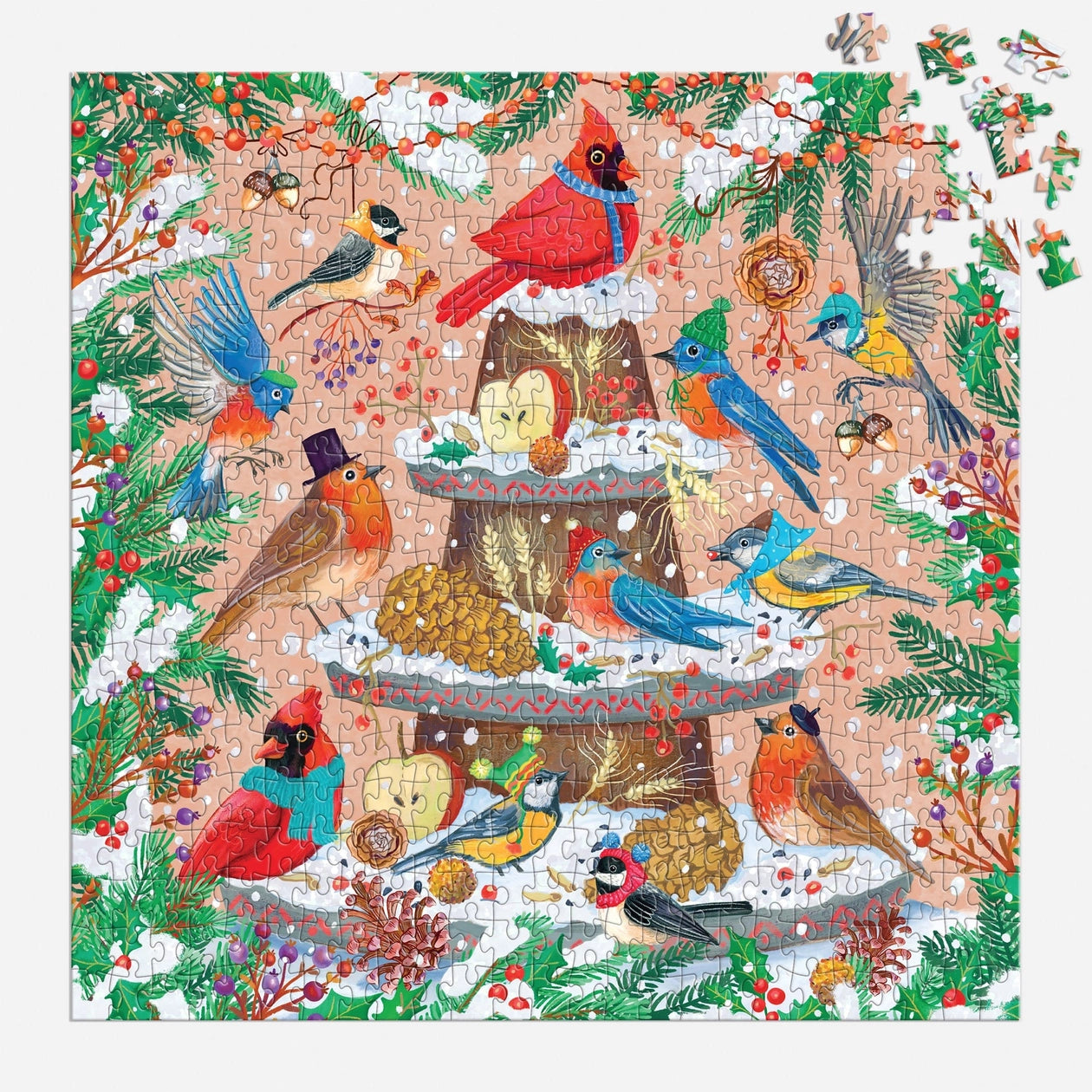 Festive Feathers 500 Piece Puzzle