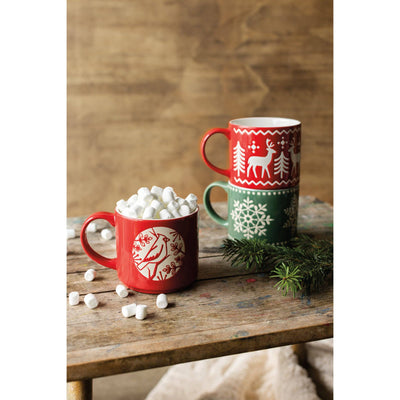 16 oz. Good Tidings Snowflake Mug