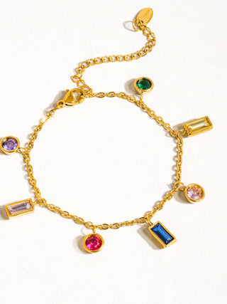 Sydney Multi-Cut Crystal Drop Bracelet