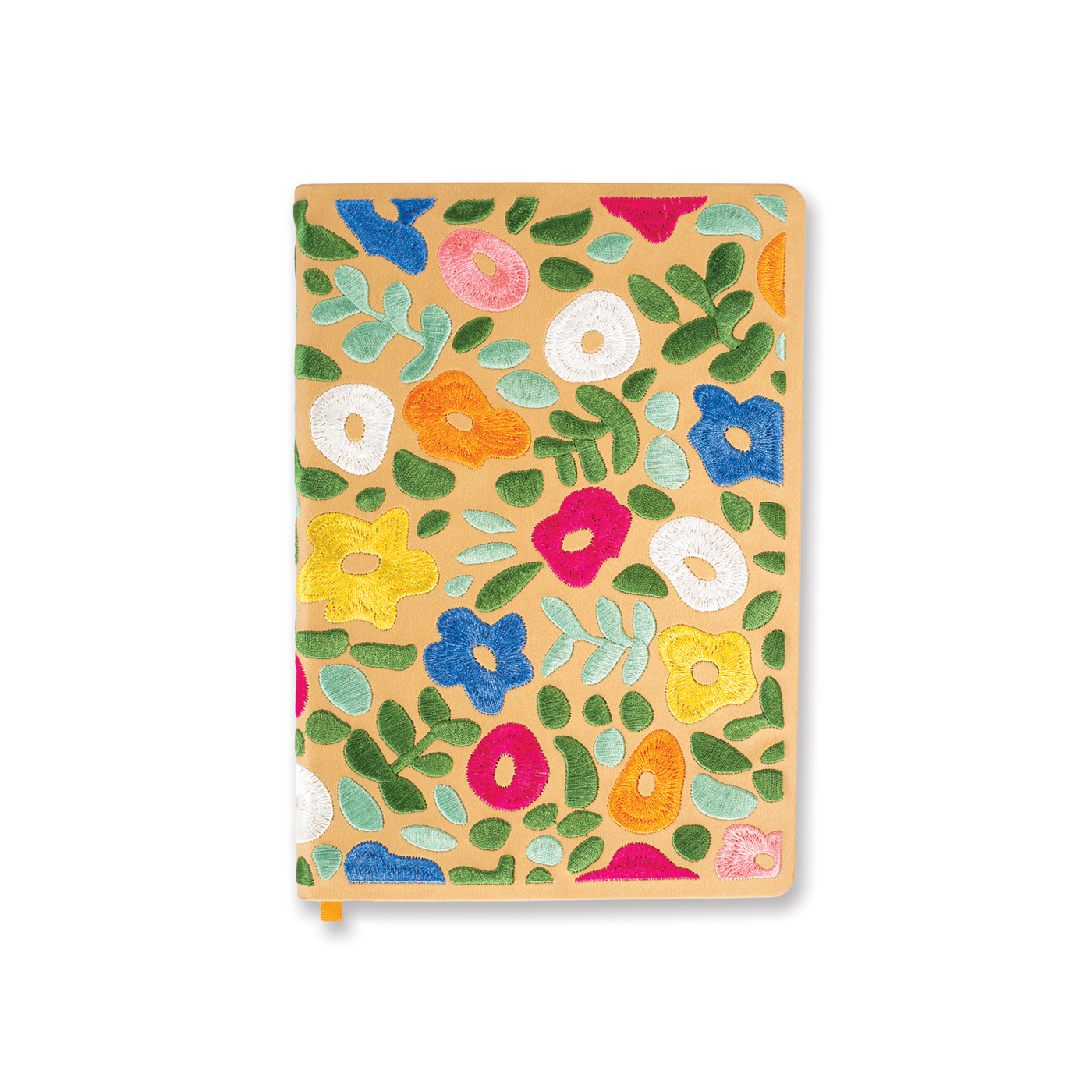 Garden Embroidered Layflat Journal Notebook
