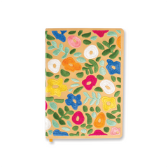 Garden Embroidered Layflat Journal Notebook