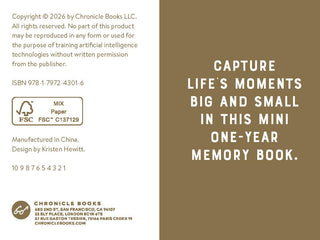 Mini One Line a Day Memory Book