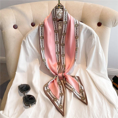 Chunky Twilly Scarf | Pink