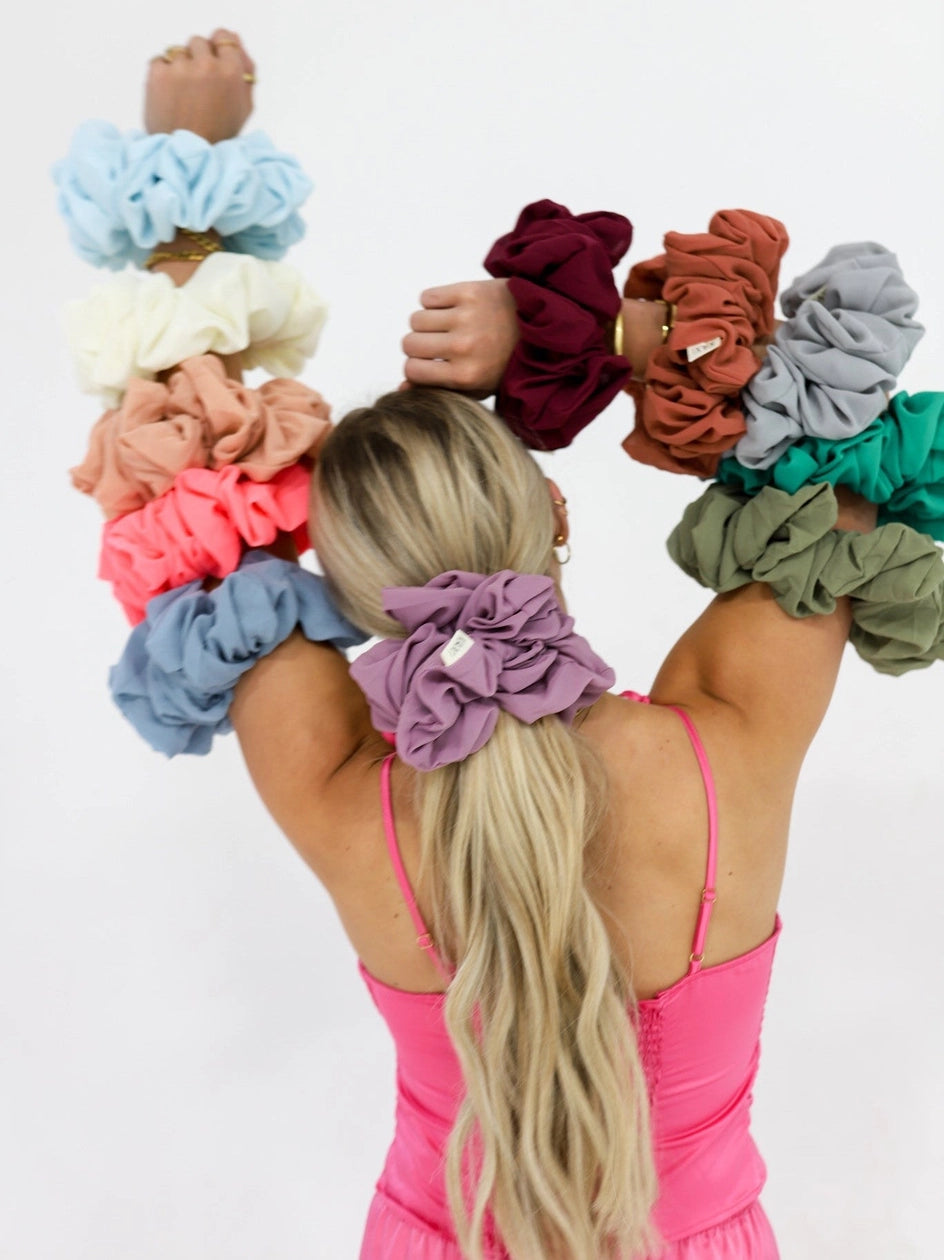 KAXI Jumbo Scrunchie | Toile De Jouy