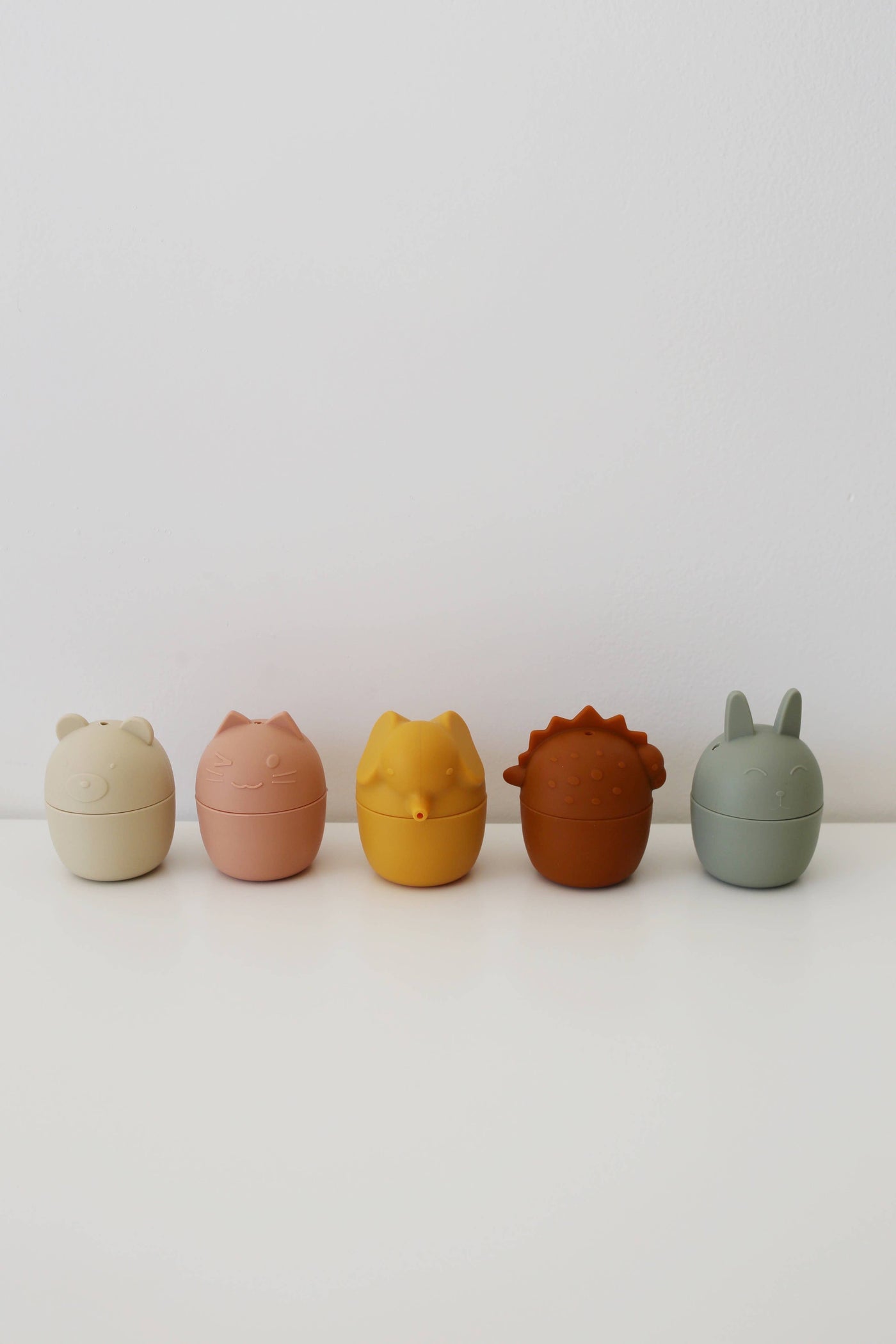 Animal Mold-Free Silicone Bath Toy Set