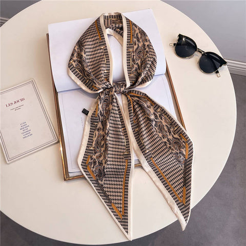 Chunky Twilly Scarf | Houndstooth