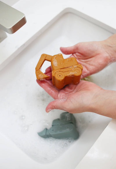 Construction Mold-Free Silicone Bath Toy Set 