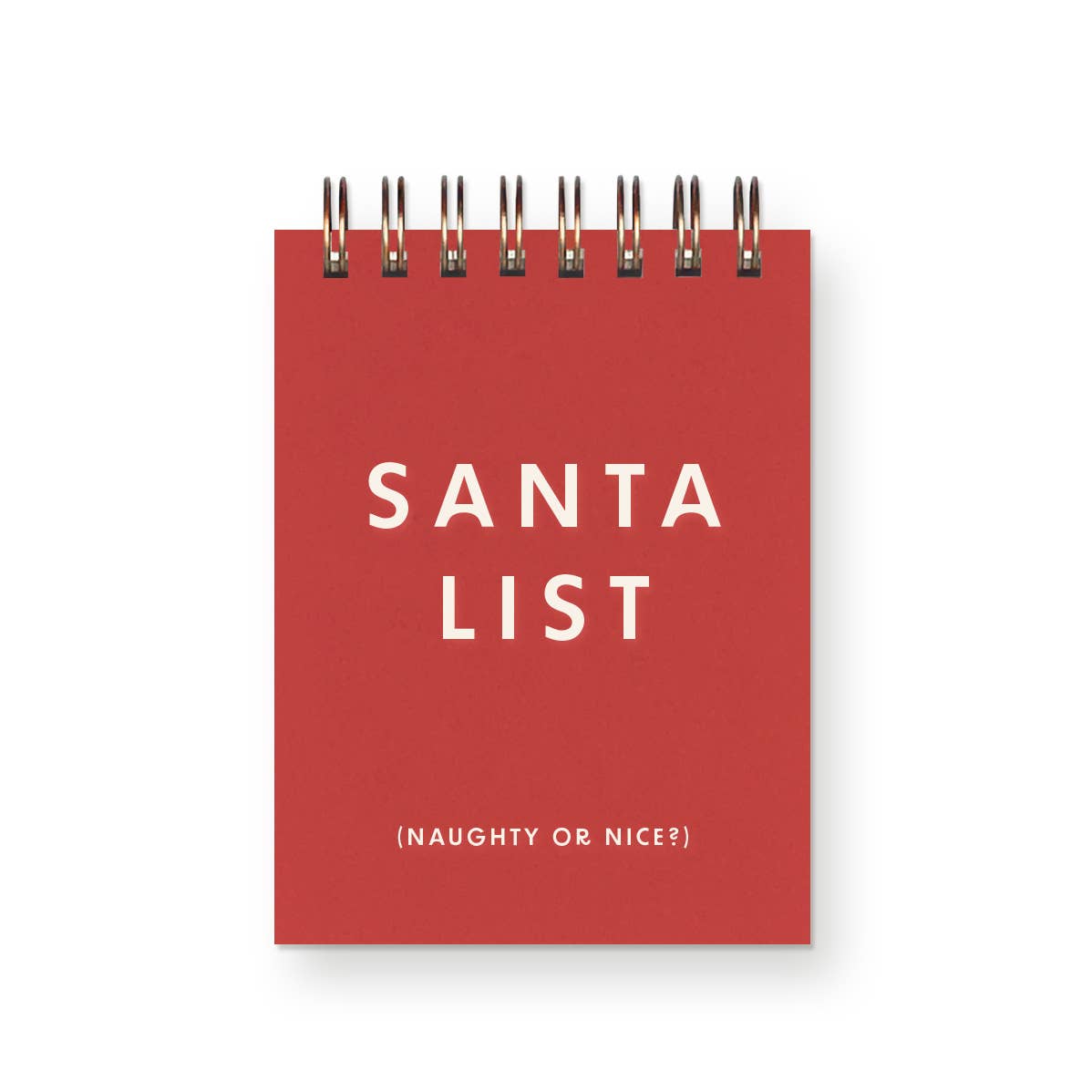 Santa List Mini Jotter Notebook