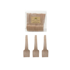 Wood Single Use Scoop | Set of 50