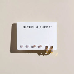 Essentials Dainty Earring Set | Gold