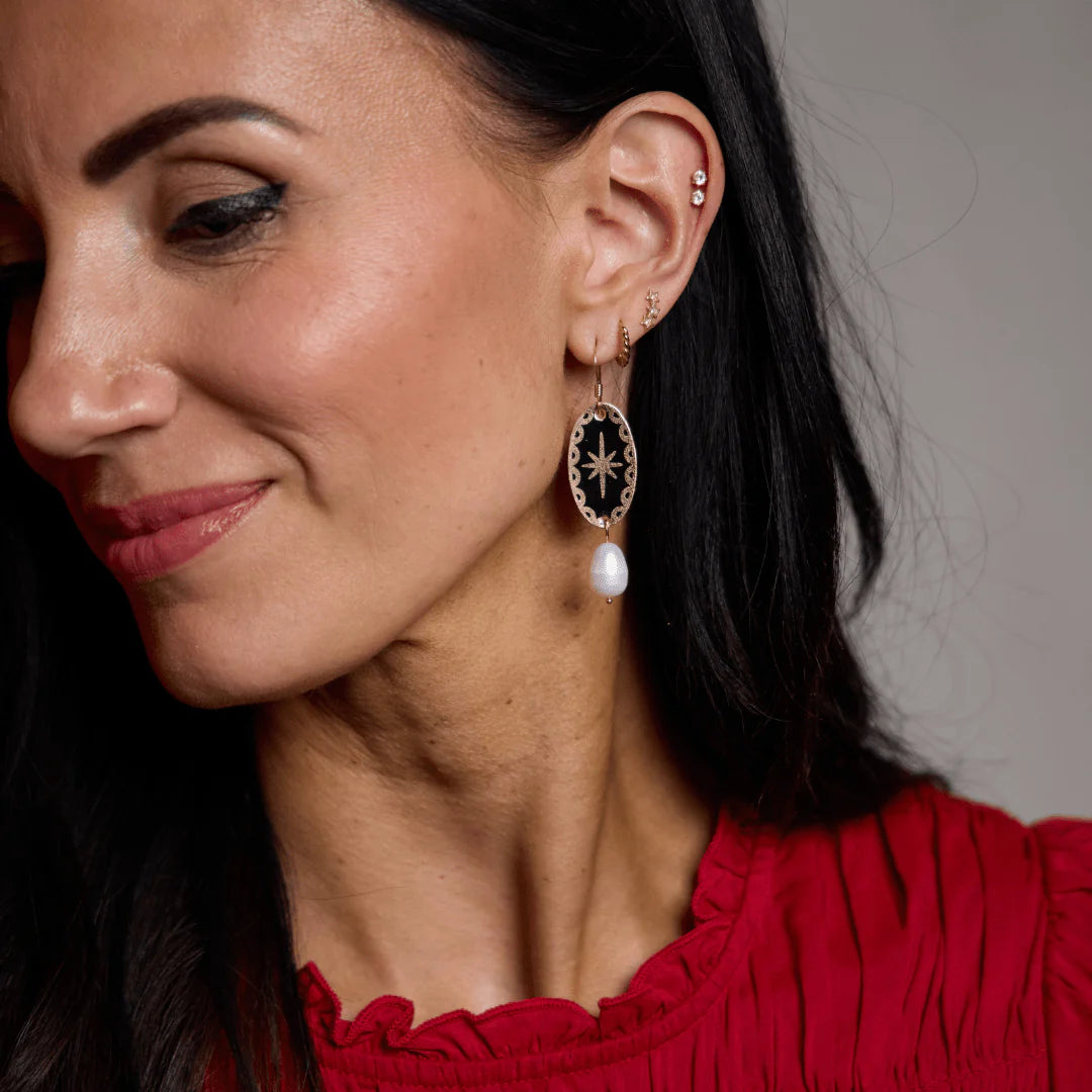 Gold Satin Auden Earrings