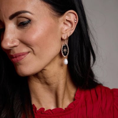 Gold Satin Auden Earrings