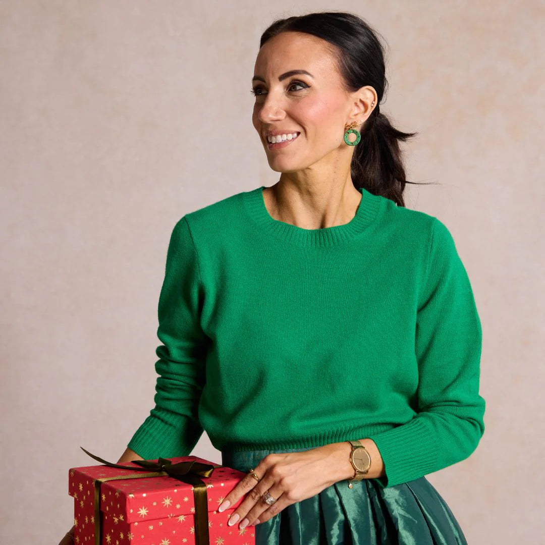 Holiday Wreath Earrings