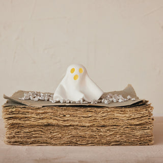 Stoneware LED Light Ghost